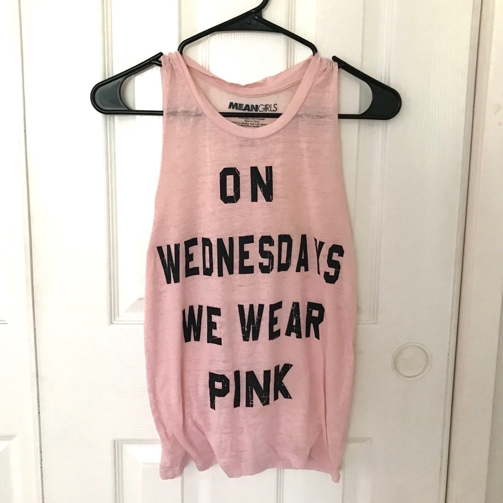 Wednesday’s We Wear Pink Tank Mean Girls
